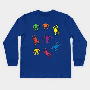 keith to haring vss2 Kids Long Sleeve T-Shirt